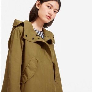 Everlane The ReNew Anorak Rain Jacket Size Small - Olive
